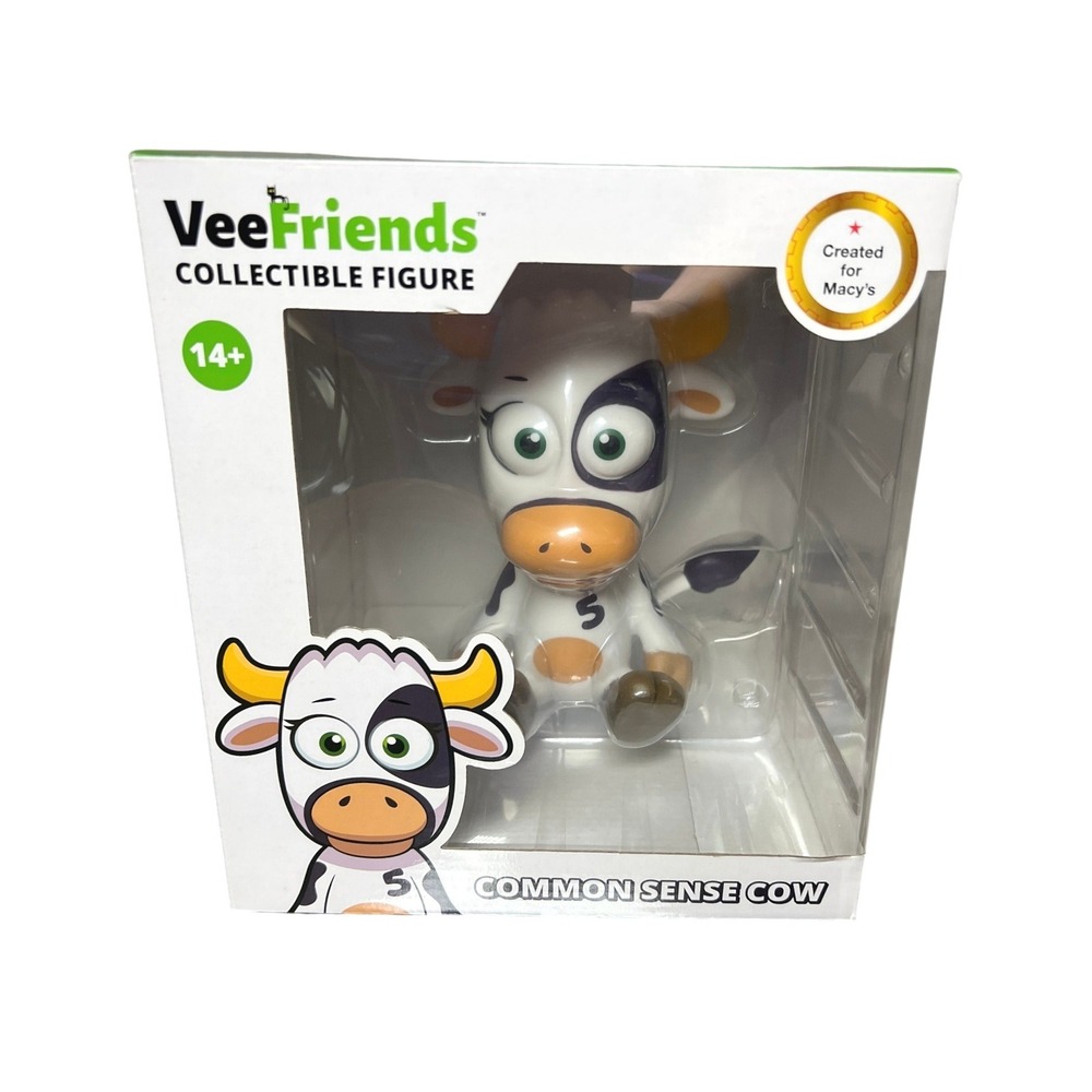 VeeFriends Common Sense Cow Doll Figure Created for Macys 2021 Collectible Toy